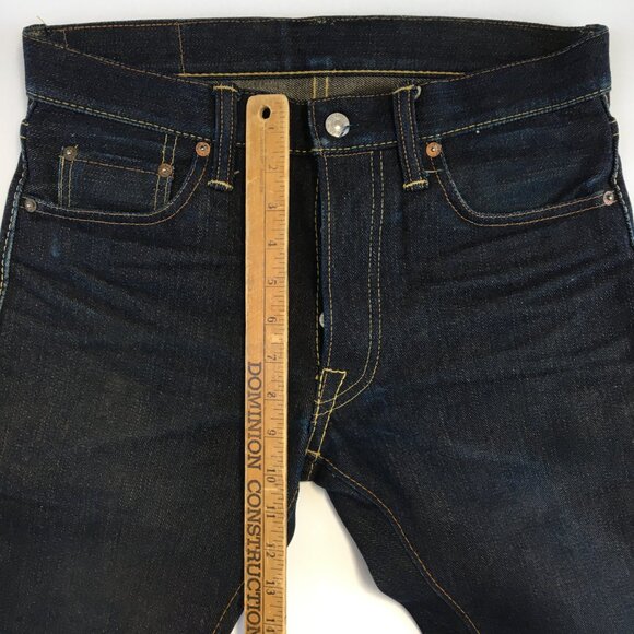 The Strike Gold Japan Slim Tapered 17oz Selvedge Button Fly Jeans 29 - Picture 11 of 12
